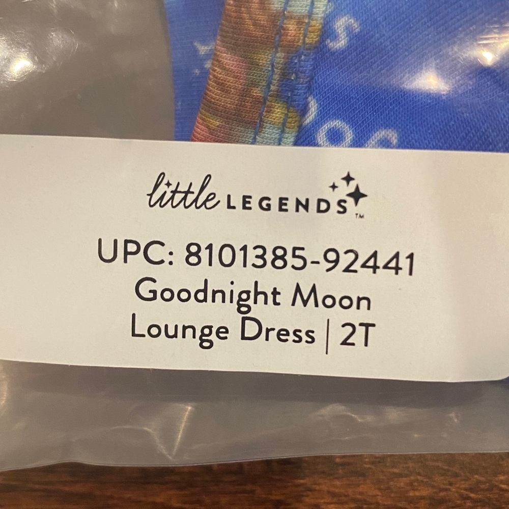 Little Legends Modal Blue Goodnight Moon Lounge Dress Nightgown 2T NWT - Picture 8 of 8